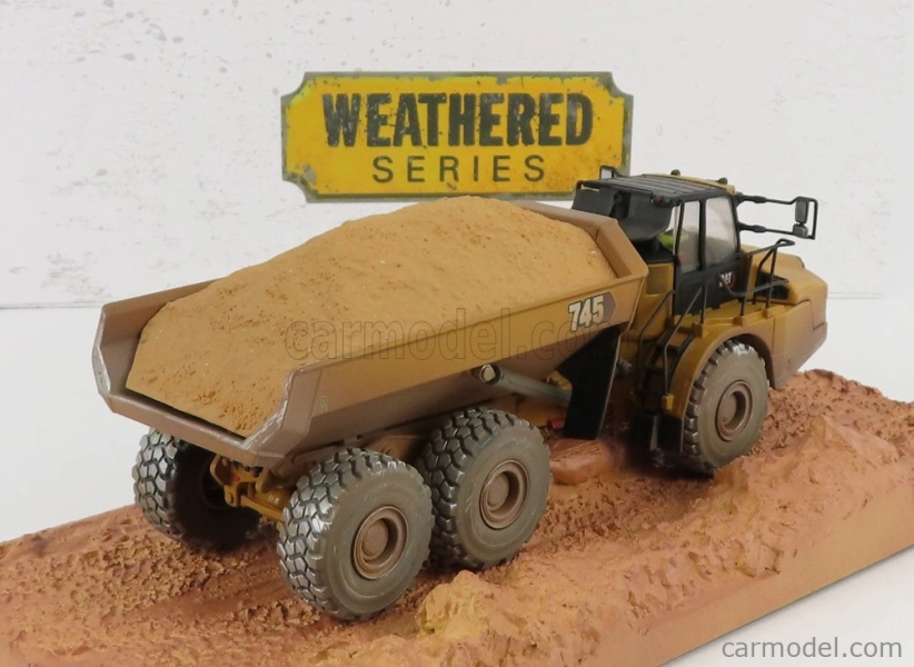 Dm-models Caterpillar Cat745 Kloubový dumper 1:50, žlutá
