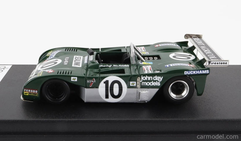 Trofeu De cadenet Lm72 Cosworth Dfv 3.0l V8 Team De Cadenet N 10 24h Le Mans 1974 A.de Cadenet - J.nicholson 1:43 Zelená Bílá
