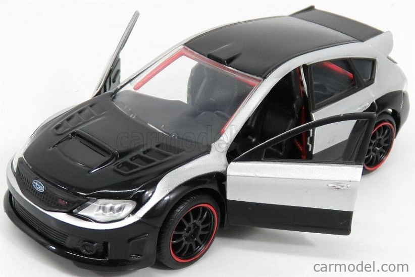 Jada Subaru Impreza Wrx Sti 2009 - Paul Walker - Brian O'conner - Fast & Furious Iv (2009) 1:32 Stříbrná Černá