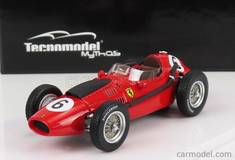 Tecnomodel Ferrari F1 Dino 246 N 6 2nd Marocco Gp Mike Hawthorn 1958 Majster sveta 1:43 Red