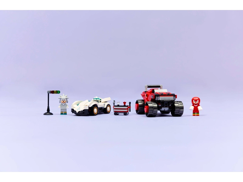LEGO Sonic the Hedgehog - Silver a jeho auto vs. Knuckles a jeho monster truck