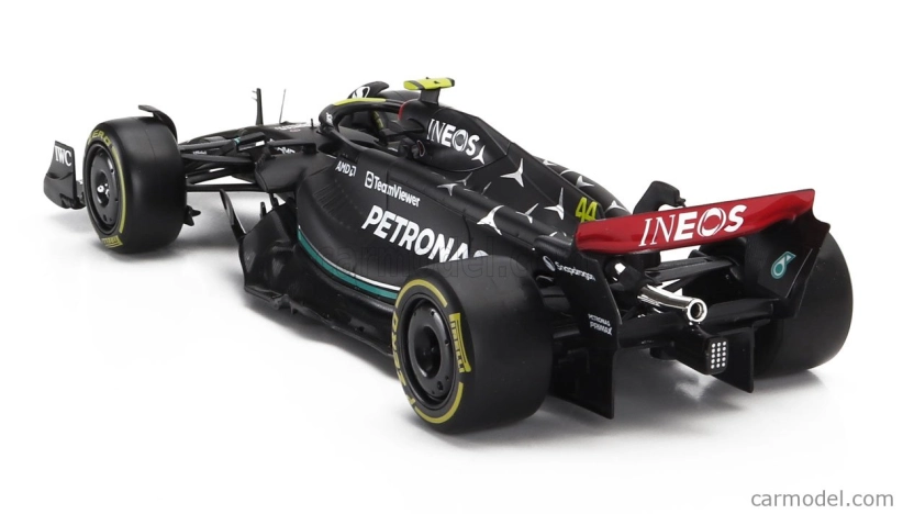 Bburago Mercedes gp F1 W14 Team Mercedes-amg Petronas Formula One N 44 Season 2023 Lewis Hamilton 1:24 Matt Black