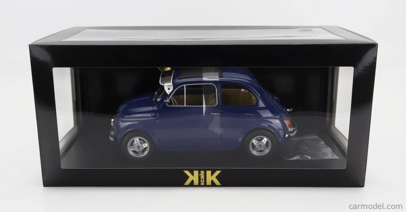 Fiat 500 F Custom 1968 v mierke 1:12 modrá