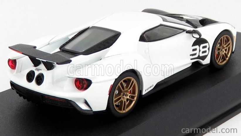Greenlight Ford usa Gt N 98 2021 - Tribute 24h Daytona K.miles L.ruby 1966 1:43 White Carbon Red
