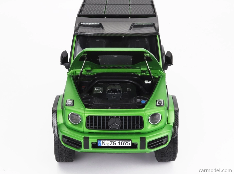 Nzg Mercedes benz G-class G63 4x4 Amg 2023 1:18 Pekelně Zelené Magno