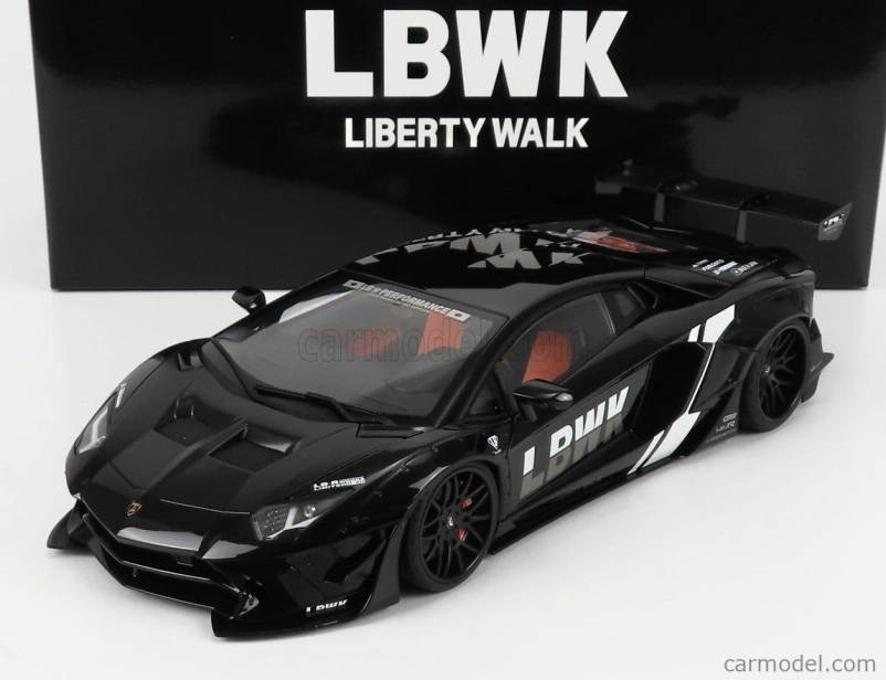 Autoart Lamborghini Aventador Liberty Walk 2017 1:18 čierna