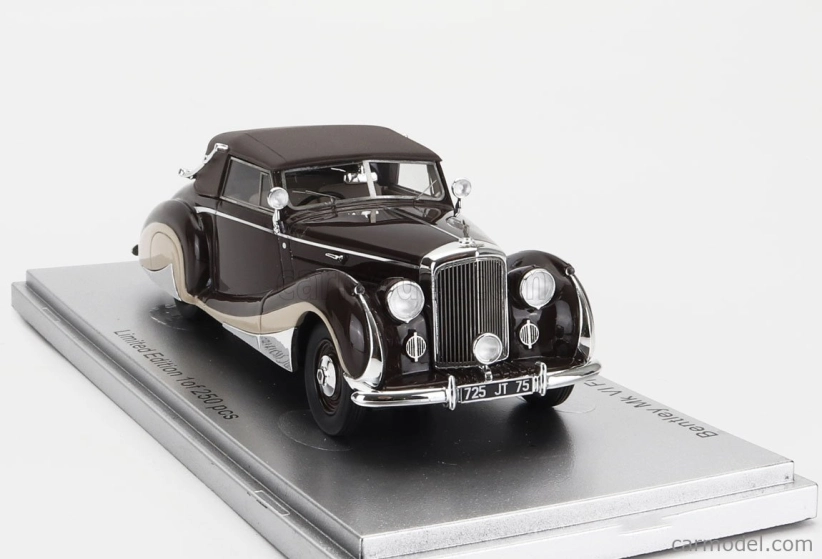 Kess-model Bentley Mkvi Franay Snb26bh Drophead Coupe Cabriolet Closed 1947 1:43 Brown Cream