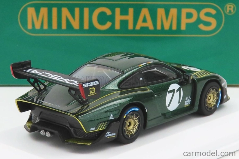 Minichamps Porsche 935/19 N 71 - Základná 911 991-2 Gt2 Rs 2018 1:64 Zelená