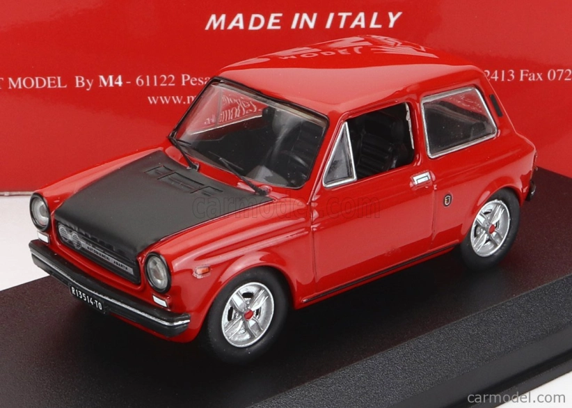 Best-model Autobianchi A112 Abarth Ii Serie 1973 1:43 Červená Černá