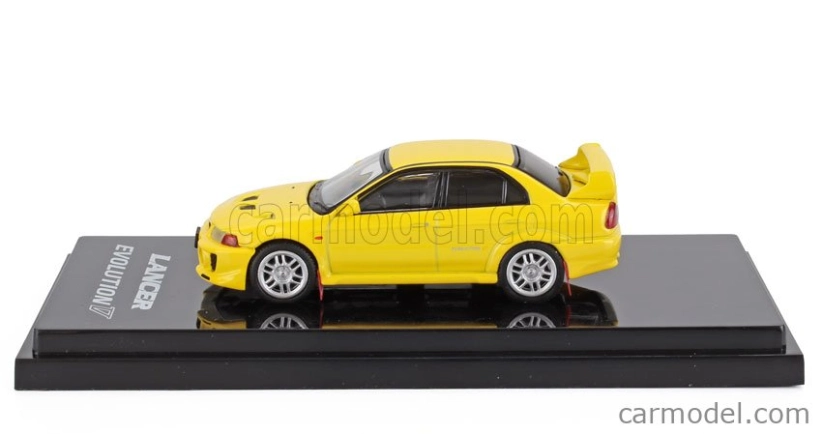 Ignition-model Mitsubishi Lancer Evo V Gsr With Mud Flap 1998 1:64 Žlutá