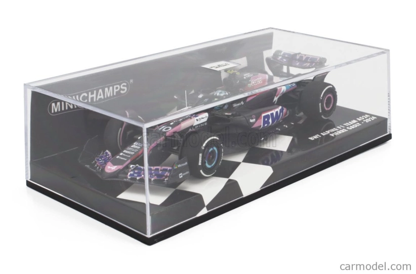 Minichamps Alpine F1 A524 Team Bwt Alpine N 10 Season 2024 Pierre Gasly 1:43 Černá Modrá Růžová
