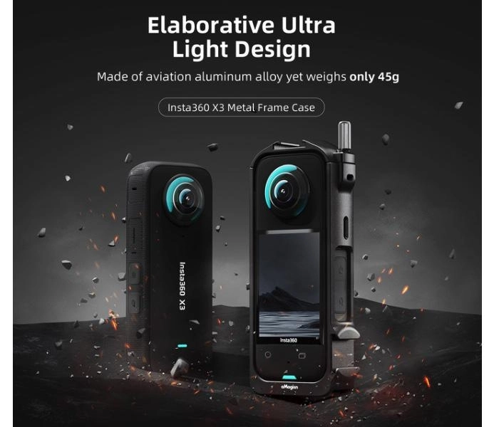 Insta360 X3 – rám z hliníkovej zliatiny