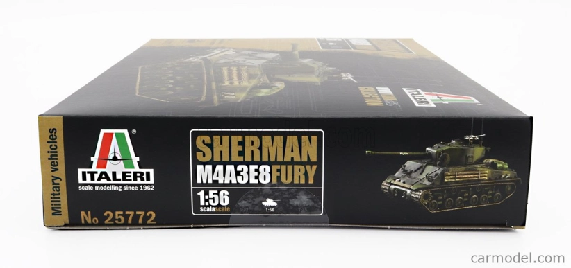 Talianeri Tank M4a3e8 Sherman Miltary 1945 1:56 /