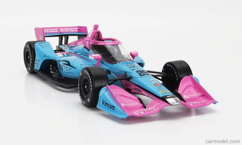 Greenlight Honda Team Andretti Autosport N 29 1:18, modrorůžová