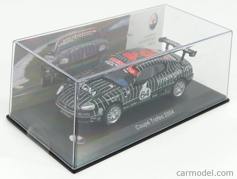 Edicola Maserati Gransport Trofeo N 64 2004 1:43 Black