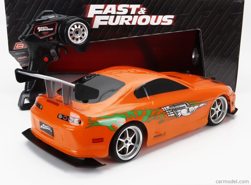 Jada Toyota Brian's Supra Mkiv 1995 - Paul Walker - Fast & Furious 1:10 Orange