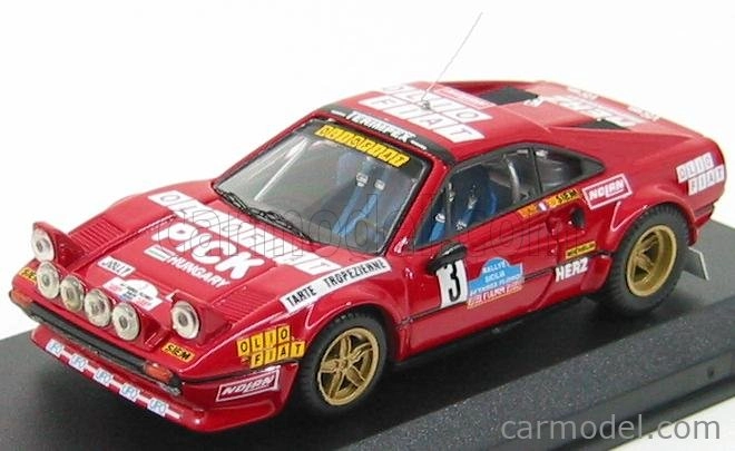 Najlepší model Ferrari 308 Gtb Gr.4 N 3 Targa Florio 1980 Andruet - Biche 1:43 Red
