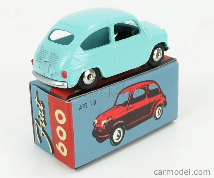Edicola Fiat 600 Berlina 1955 1:48 Světle Modrá