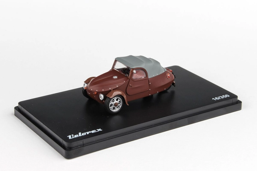 Abrex Velorex 16/350 (1966) 1:43 – hnedá/sivá/hnedá