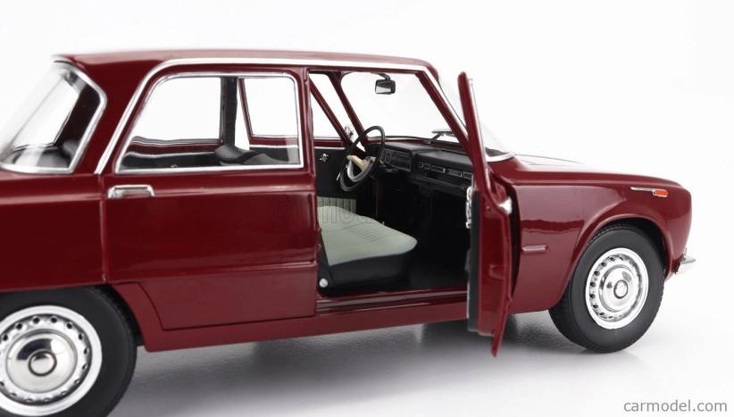 Mitica-diecast Alfa romeo Giulia 1.6 Ti 1962 1:18 Rosso Amaranto - Tmavo červená