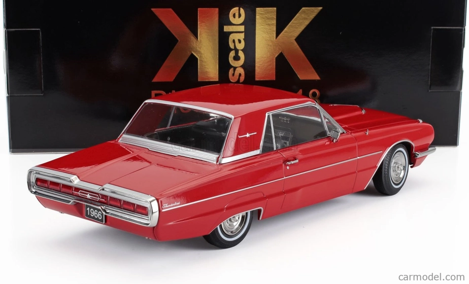 Kk-scale Ford usa Thunderbird Cabriolet Hard-top Closed 1966 1:18 Red