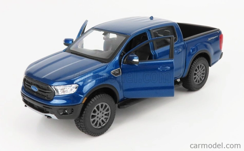 Maisto Ford USA Ranger Fx4 Sport Pick-up Double Cabine 2019 1:27 Blue