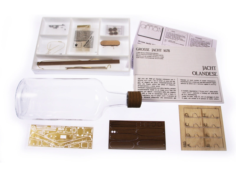 AMATI Golden Yacht 1:300 kit do fľaše