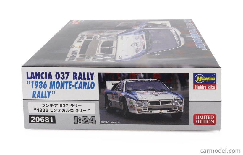 Hasegawa Lancia 037 N 12 Rally Montecarlo 1986 S.servia' - J.sabater 1:24 /