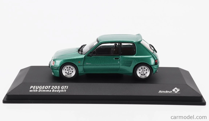 Solido Peugeot 205 Gti Dimma Body Kit 1992 1:43 Zelená