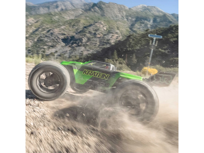RC auto Arrma Kraton 6S V6 BLX 1:8 4WD RTR, modrá/růžová
