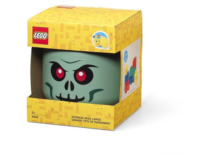 LEGO úložná hlava veľká - zombie