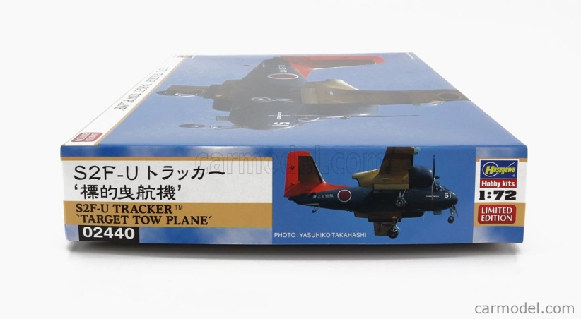 Hasegawa Grumman S2f-u Tracker Military Airplane 1962 1:72 /