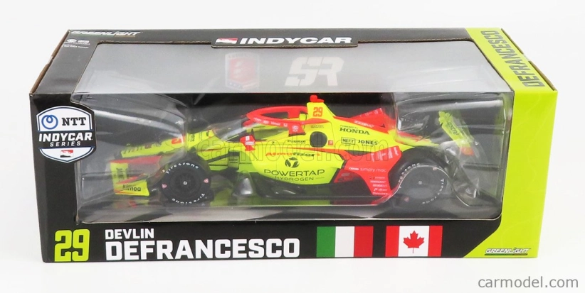 Greenlight Chevrolet Team Andretti Autosport N 29 Indianapolis Indy 500 Series 2022 Devlin De Francesco 1:18 Žltá červená