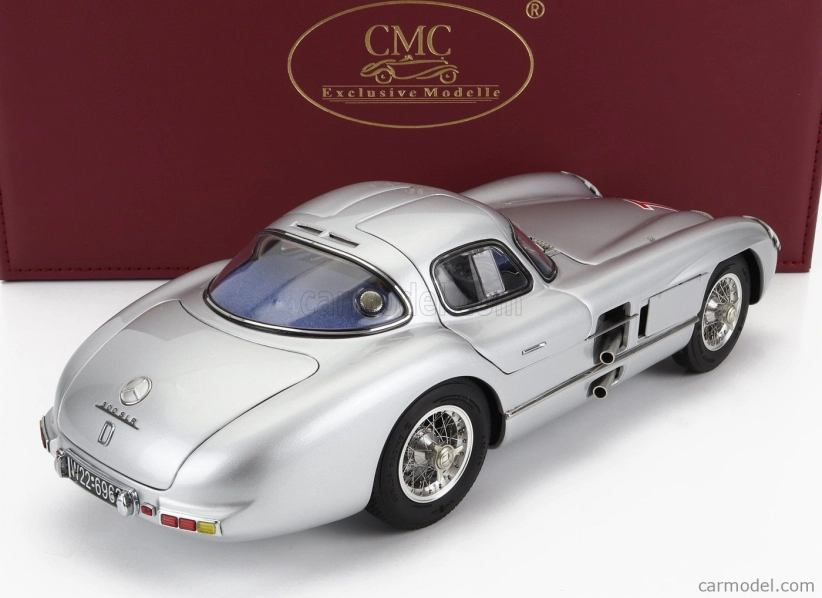 Cmc Mercedes Benz 300 Slr Coupe N T1 Rac Tourist Trophy 1955 1:18 Strieborná