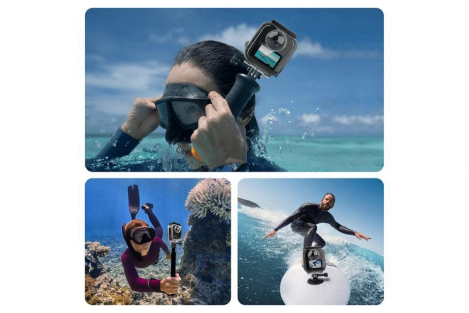 GoPro Max 2 - Puluz 45 mm – neviditeľné vodotesné puzdro pre potápanie