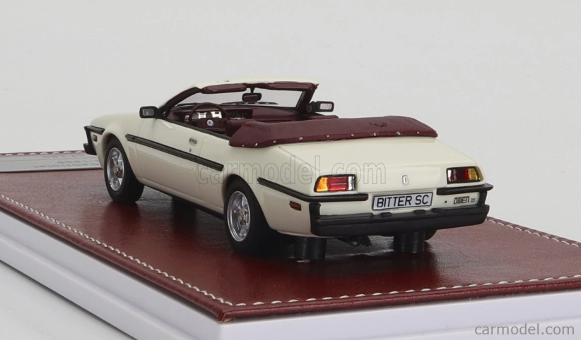 Great-iconic-models Bitter Sc Cabriolet Open 1985 1:43 Bílá