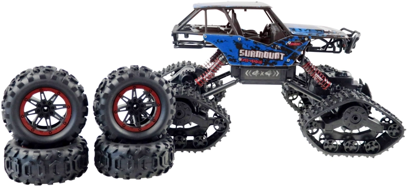 RC crawler CLIMBER s pásy i pneu, modrá