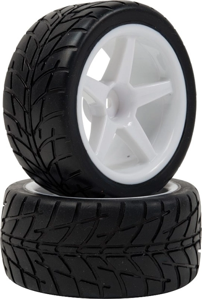 VTEC silniční kola kompletní pro 1/10 4WD Buggy zadní (2 ks)