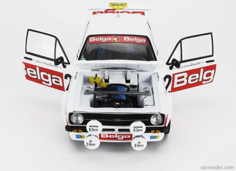 Sun-star Ford england Escort Rs 1800 (night Version) N 2 Rally De Condroz 1979 Hannu Mikkola - Arne Hertz 1:18 Bílá Červená