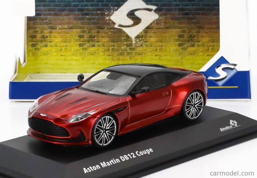 Solido Aston martin Db12 4.0l V8 Coupe 2023 1:43 Červená
