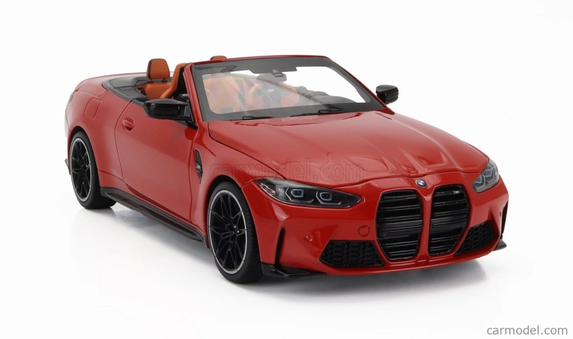 Minichamps BMW radu 4 M4 (g83) Cabriolet 2020 1:18 červená