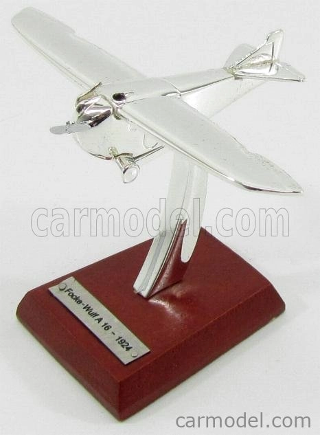 Edicola Focke wulf A16 Airplane 1924 - 4cm X 6.5cm 1:200 Chrome