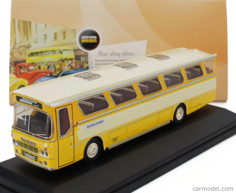 Oxford-models Alexander-dennis M-type Autobus 1975 1:76 Žlutý Krém