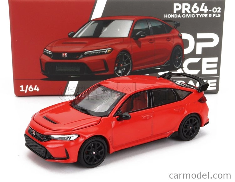 Pop-race-limited Honda Civic Type-r (fl5) 2020 1:64 Red