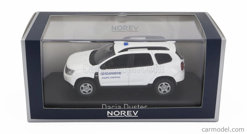 Norev Dacia Duster Police Equipe Cynophile 2020 1:43 Biela