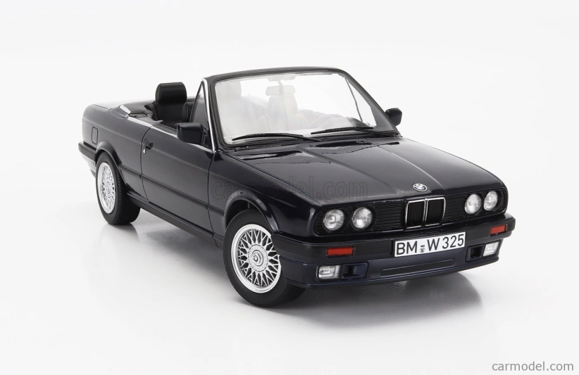 Norev BMW radu 3 325i (e30) Cabriolet otvorený 1991 1:18 Modrá