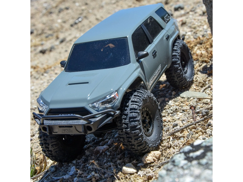 Karoséria Pro-Line 1:24 2024 Toyota 4Runner rázvor 132 mm, sivá, zostavená: Axial SCX24