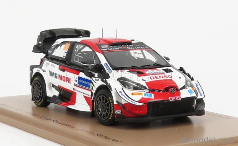 Spark-model Toyota Yaris Wrc Team Toyota Gazoo Racing Wrt N 69 Winner Rally Estonia 2021 K.rovanpera - J.halttunen 1:43 Biela červená čierna