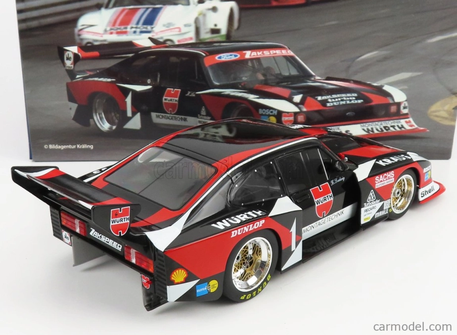 Werk83 Ford england Capri Turbo Gr.5 Zakspeed N 1 Drm 1980 Klaus Ludwig 1:18 Black