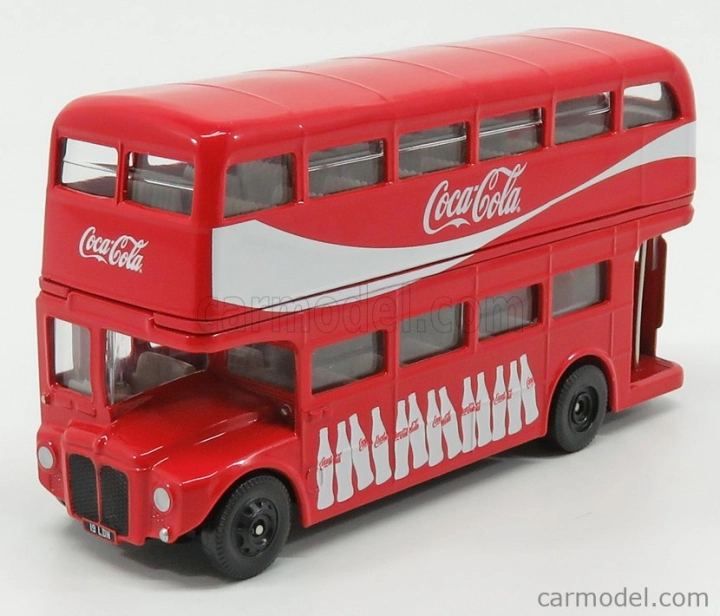 Corgi Routemaster Rml 2757 Autobus London Coca-cola 1956 1:64 Červená Bílá